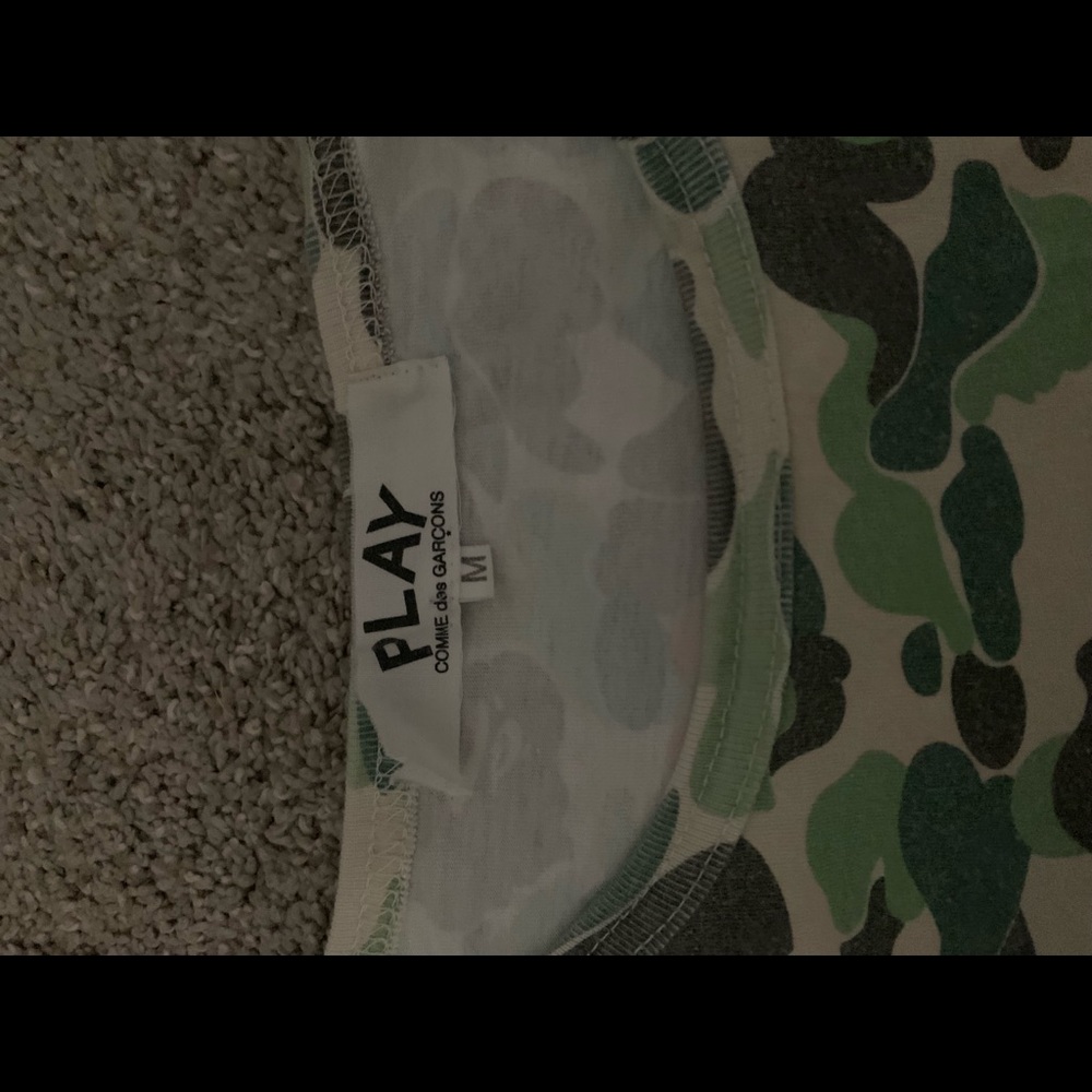 Comme des garçons X Bape Shirt